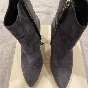 M Gemi Suede and Leather Boots